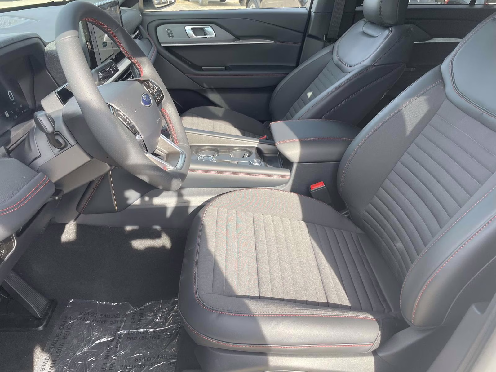 2026 Space White Metallic Ford Explorer ST-Line RWD SUV