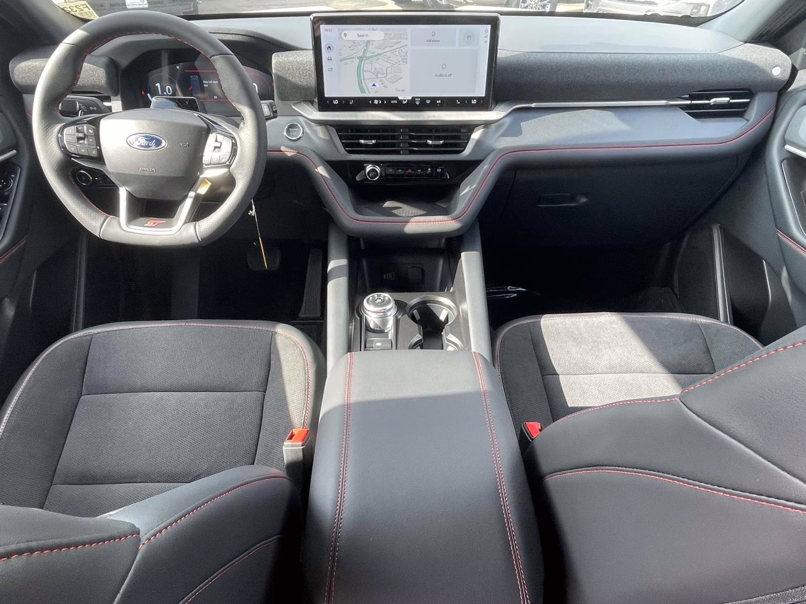 2026 Star White Metallic Tri-Coat Ford Explorer ST 4X4 SUV