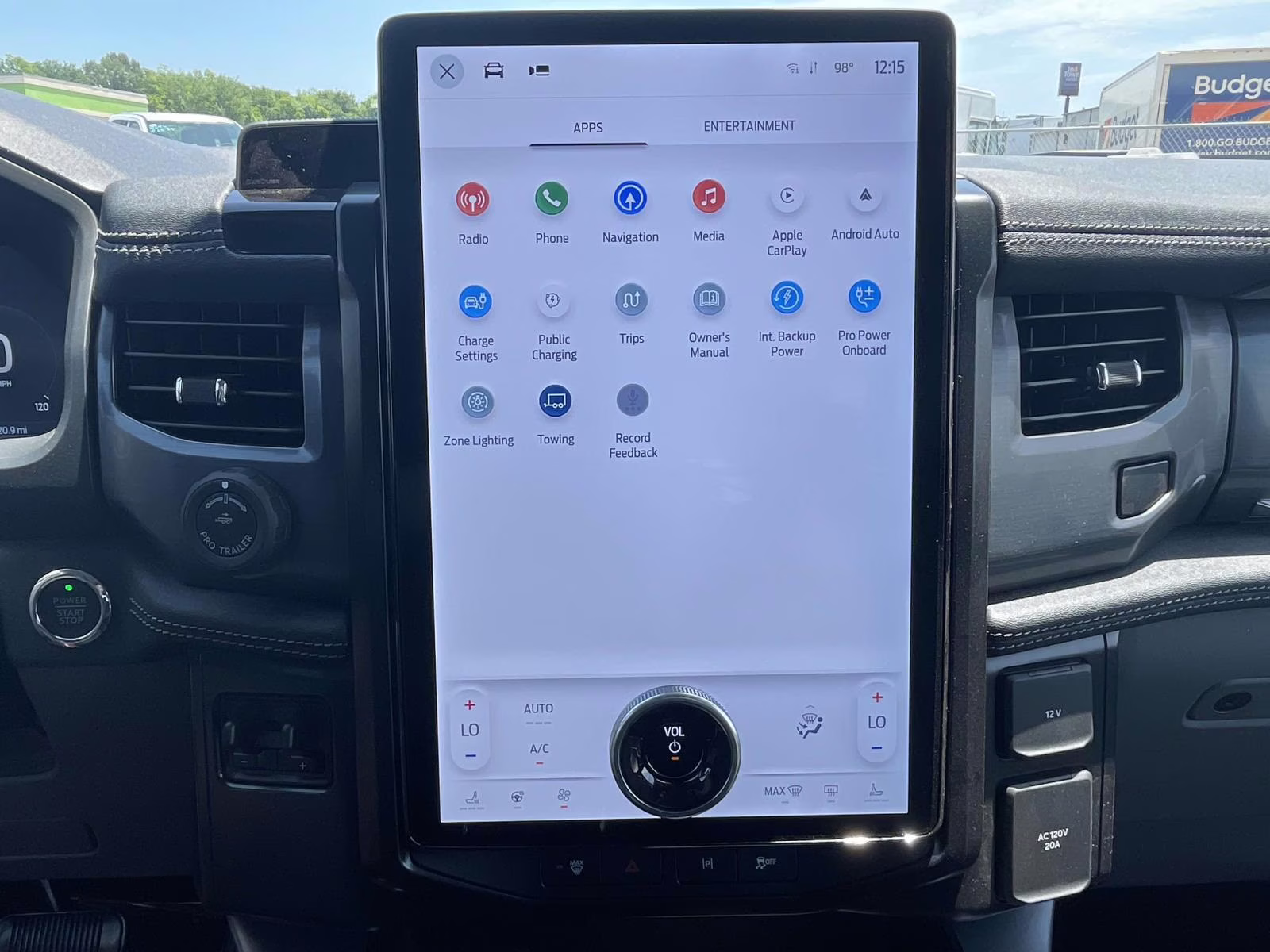 2025 Agate Black Metallic Ford F-150 Lightning Flash AWD Truck