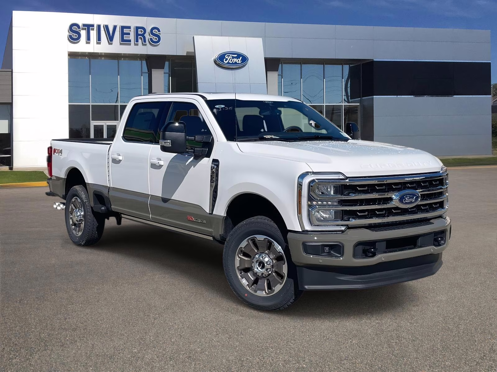 2026 Star White Metallic Tri-Coat Ford Super Duty F-350 SRW King Ranch 4X4 Truck