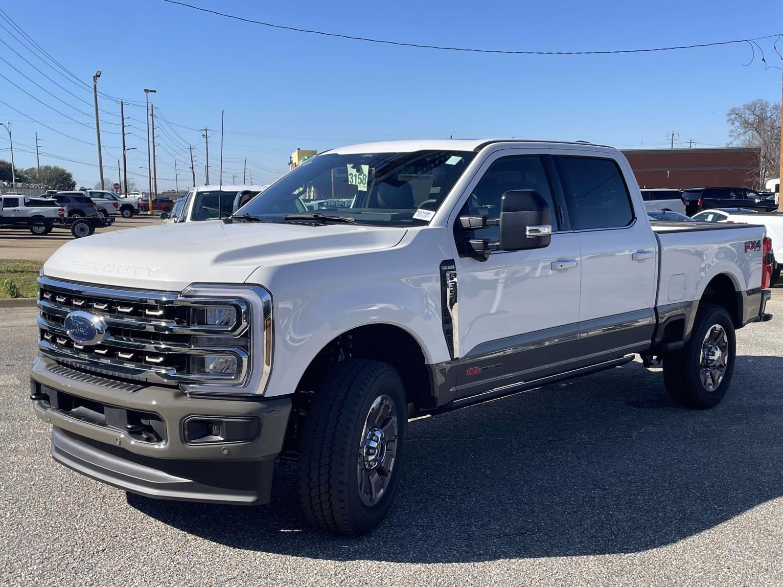 2026 Star White Metallic Tri-Coat Ford Super Duty F-350 SRW King Ranch 4X4 Truck