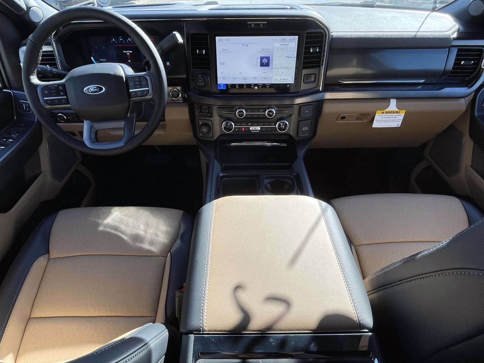 2026 Star White Metallic Tri-Coat Ford Super Duty F-350 SRW Lariat 4X4 Truck