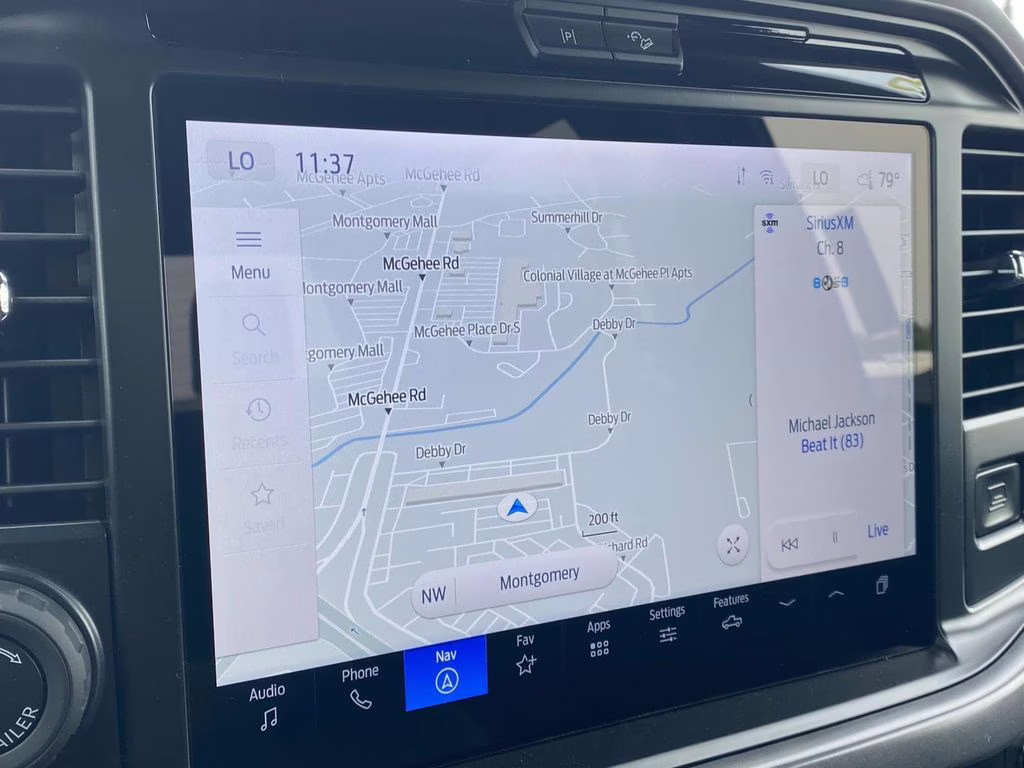 2025 Black Metallic Ford F-150 XLT 4X4 Truck