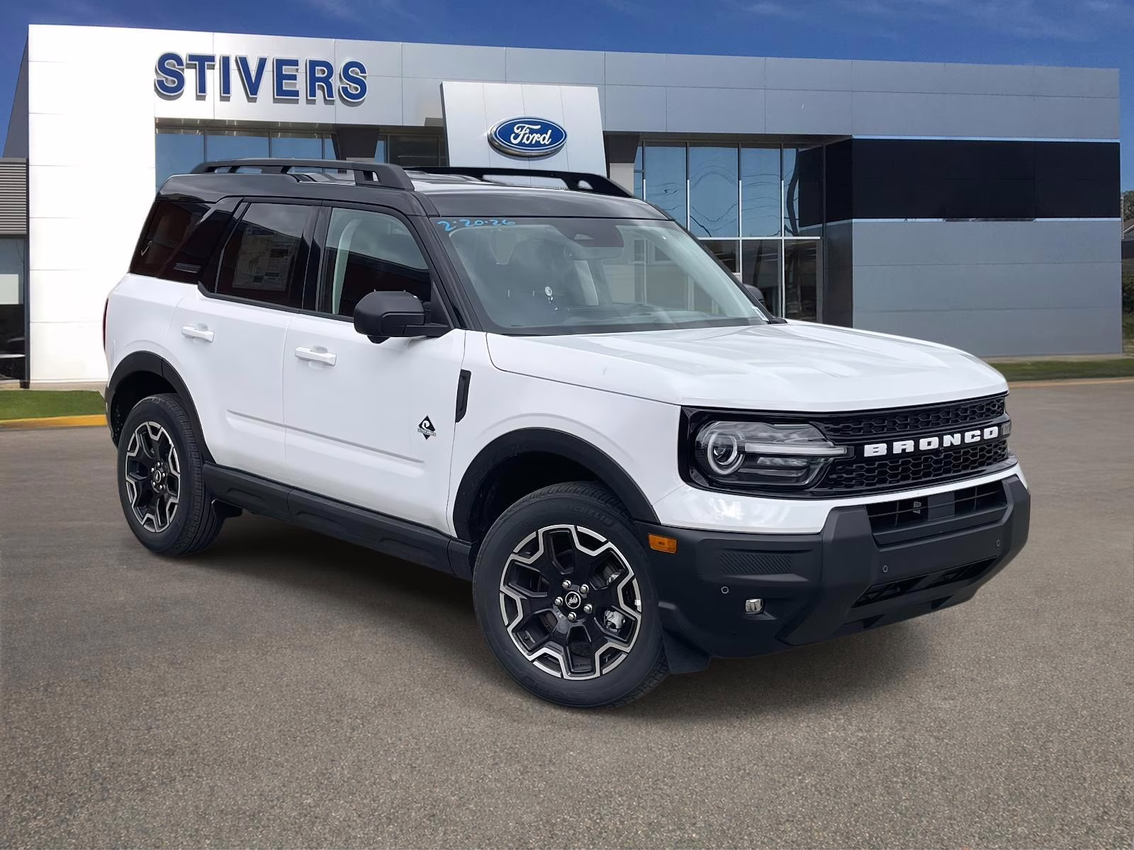 2025 Oxford White Ford Bronco Sport Outer Banks 4X4 SUV