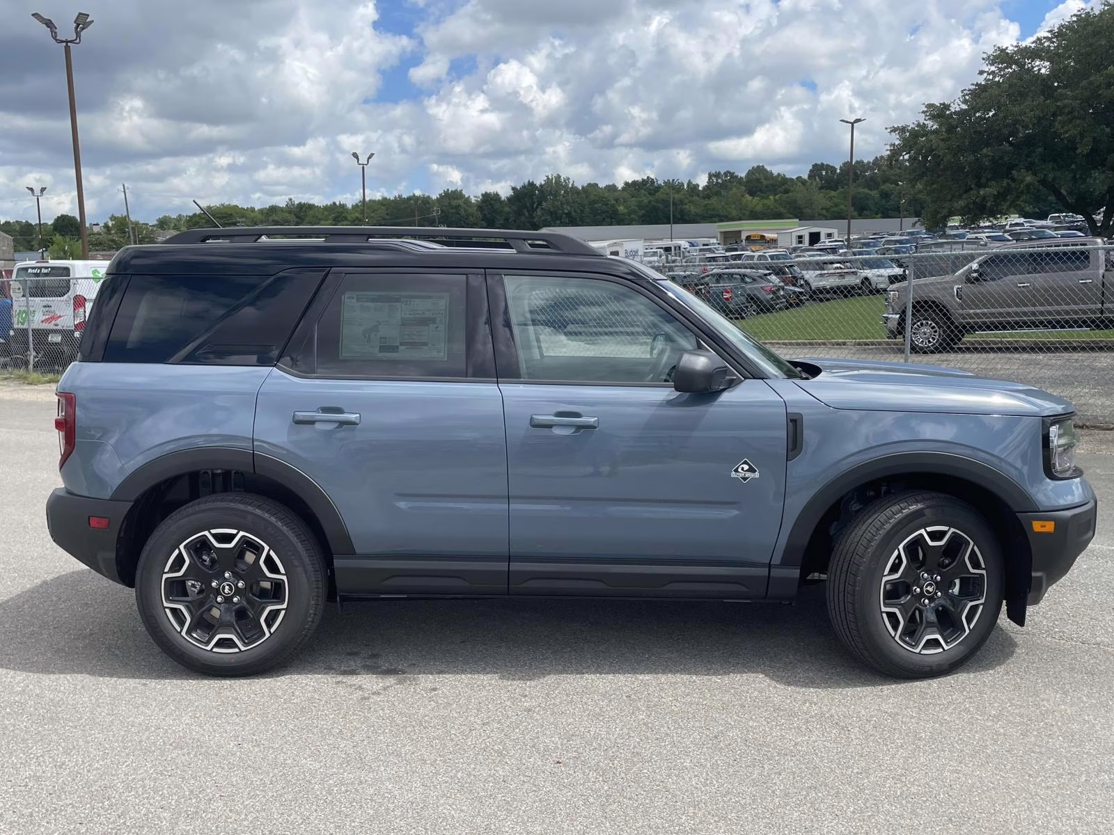 2025 Azure Gray Metallic Tri-Coat Ford Bronco Sport Outer Banks 4X4 SUV