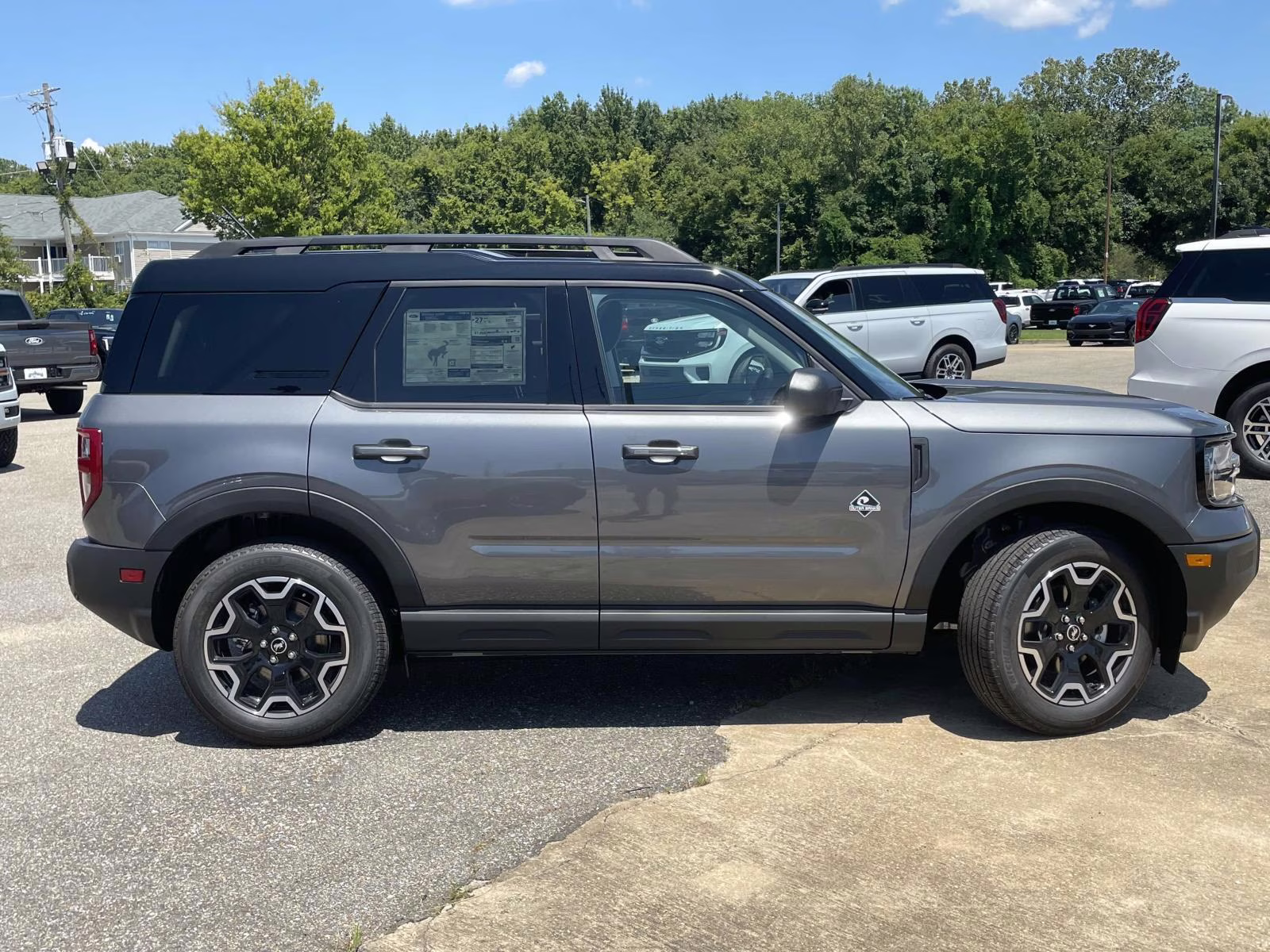 2025 Carbonized Gray Metallic Ford Bronco Sport Outer Banks 4X4 SUV