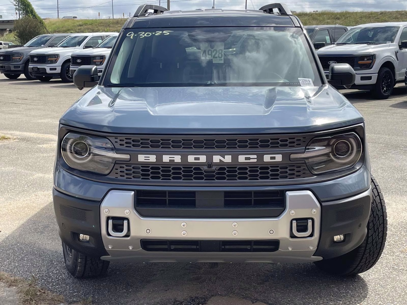 2025 Azure Gray Metallic Tri-Coat Ford Bronco Sport Badlands 4X4 SUV