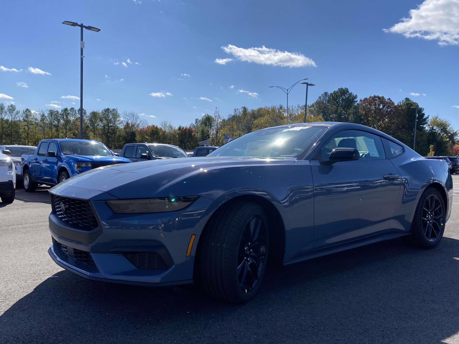 2026 Vapor Blue Metallic Ford Mustang EcoBoost RWD Coupe