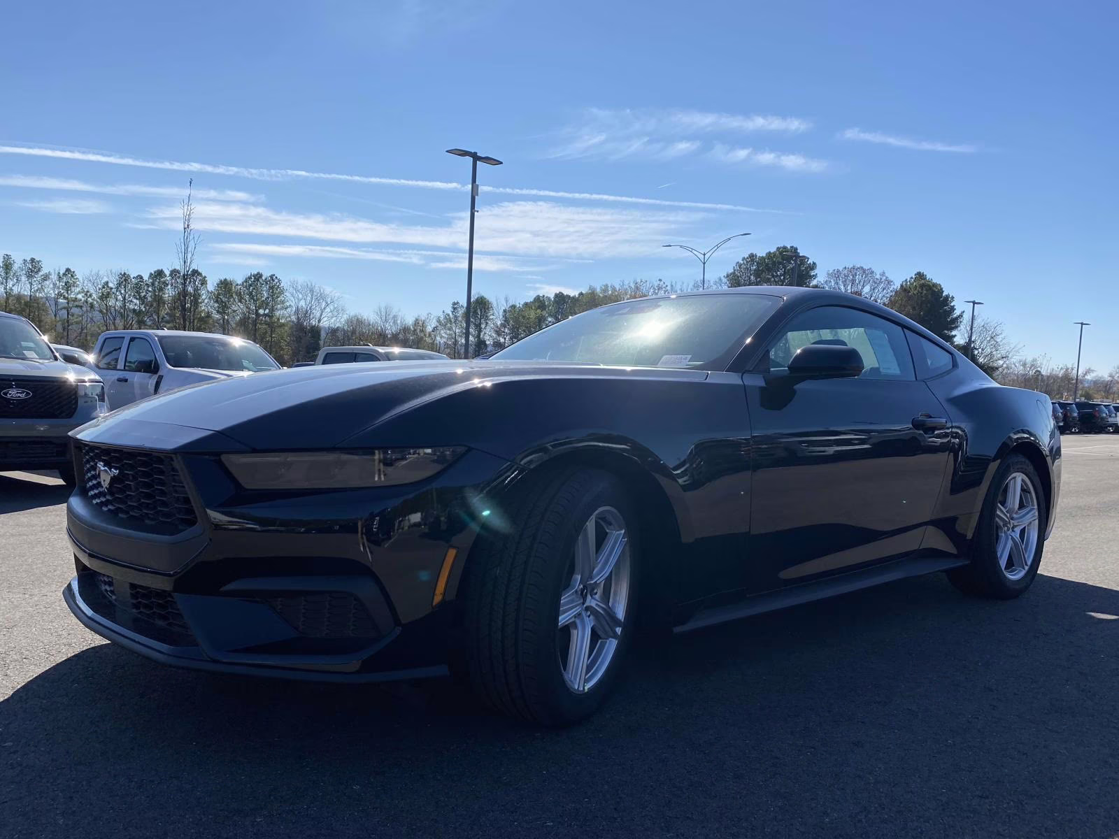 2026 Shadow Black Ford Mustang EcoBoost RWD Coupe