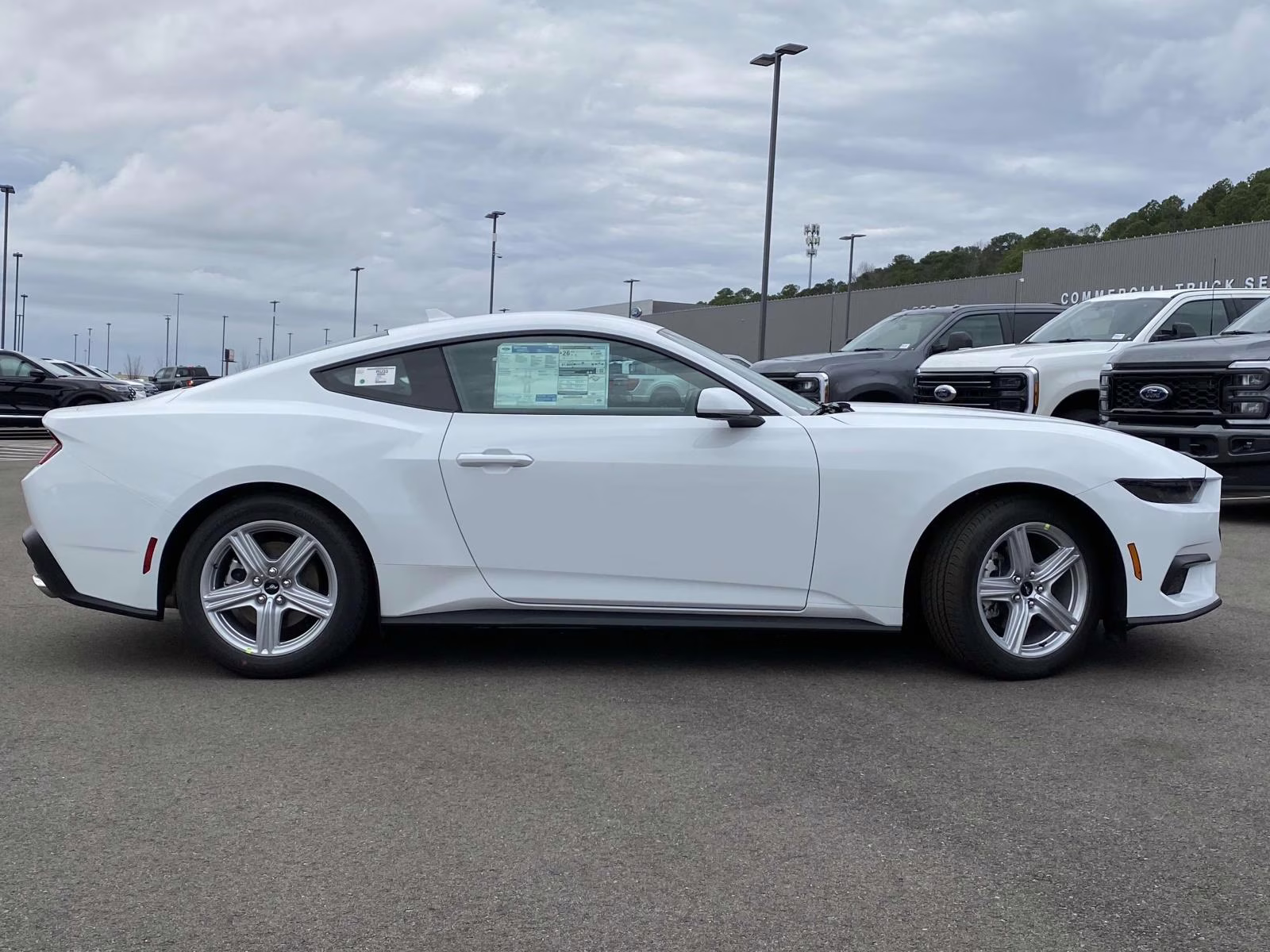 2026 Oxford White Ford Mustang EcoBoost RWD Coupe