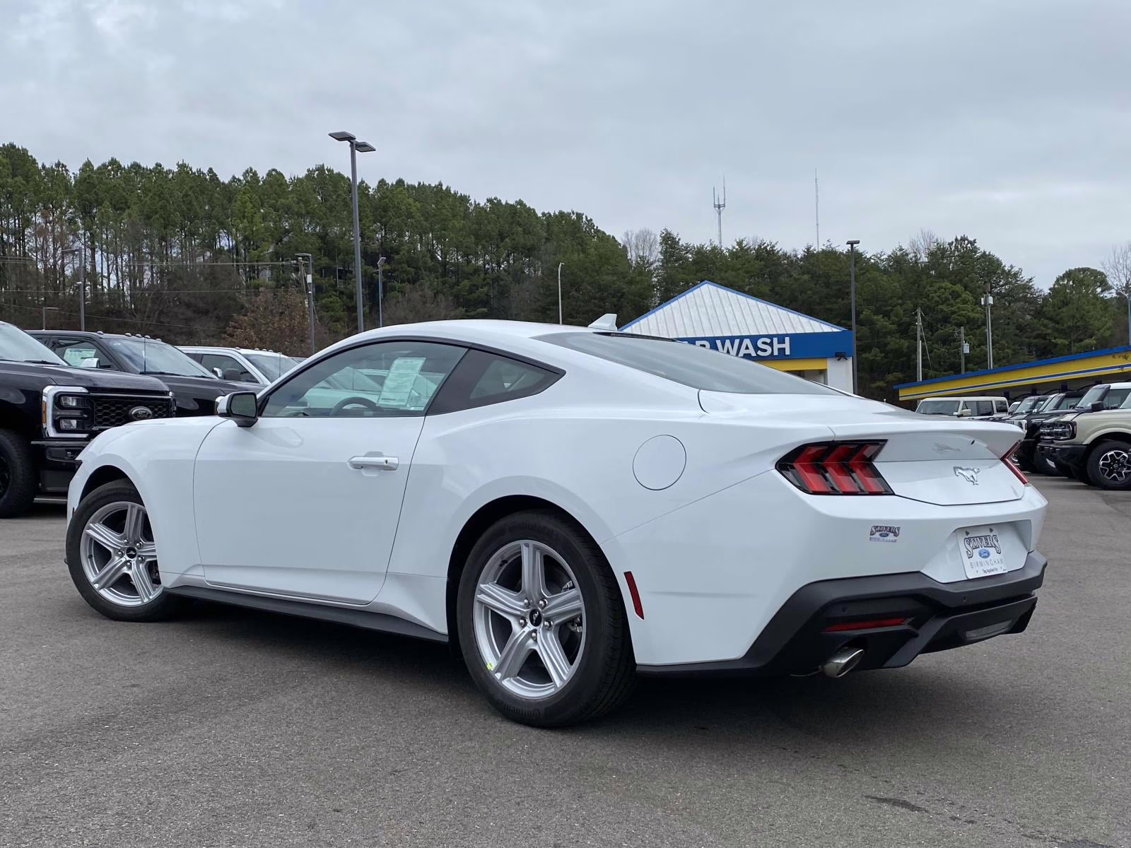 2026 Oxford White Ford Mustang EcoBoost RWD Coupe