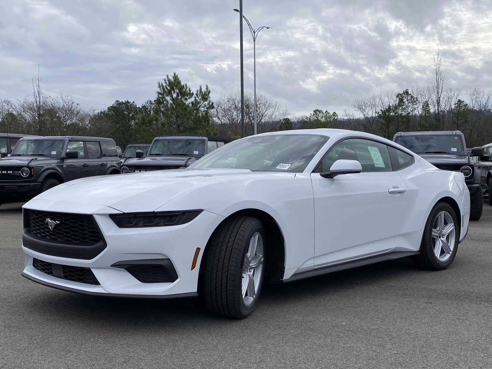 2026 Oxford White Ford Mustang EcoBoost RWD Coupe