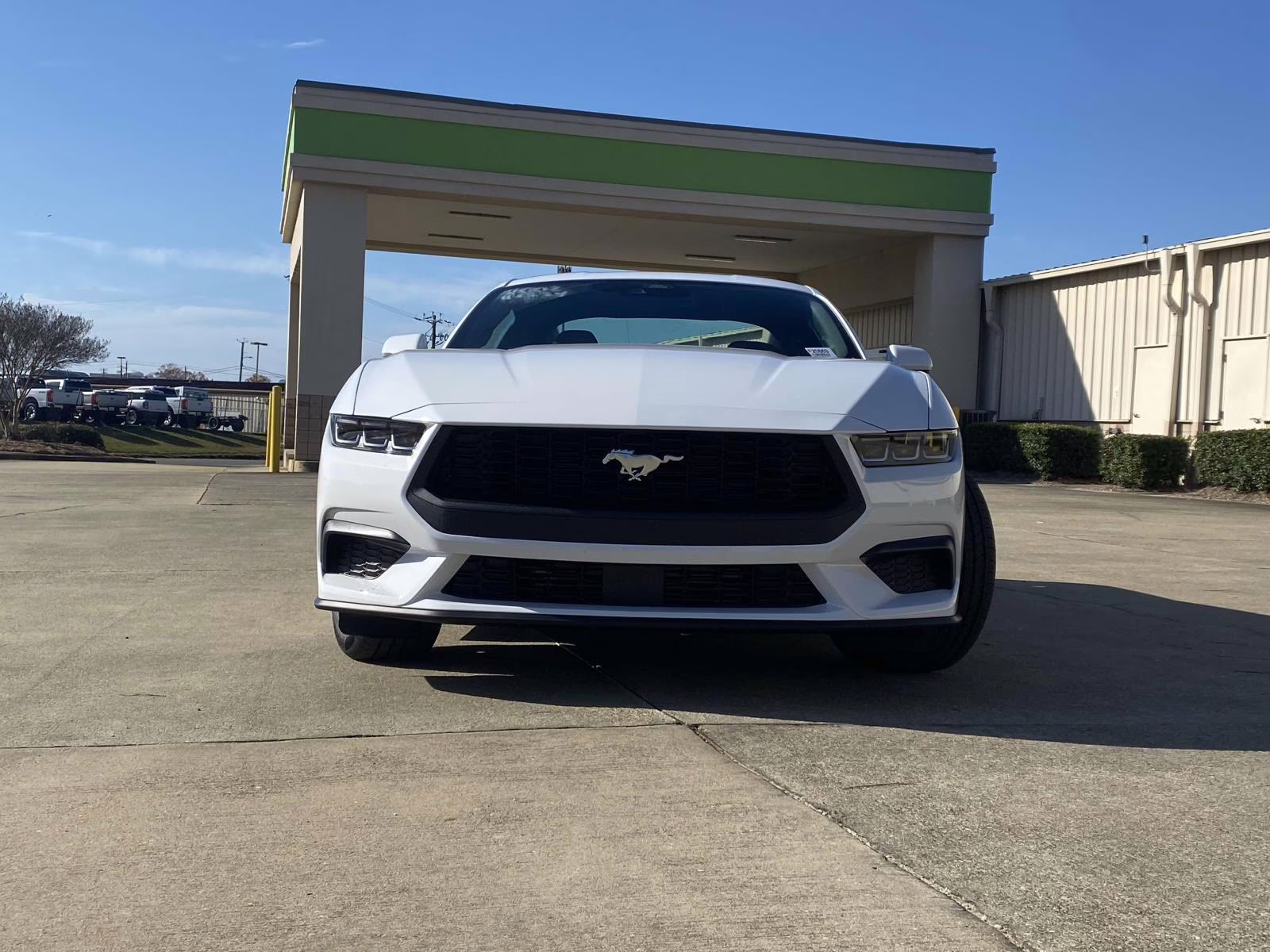 2025 Oxford White Ford Mustang EcoBoost RWD Coupe