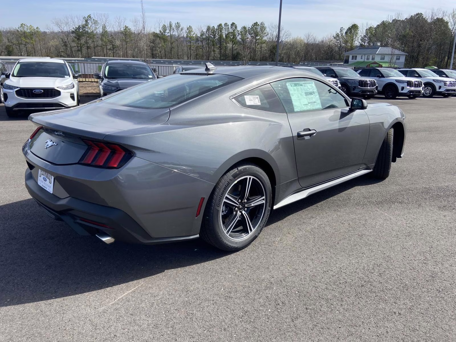 2025 Carbonized Gray Metallic Ford Mustang EcoBoost RWD Coupe