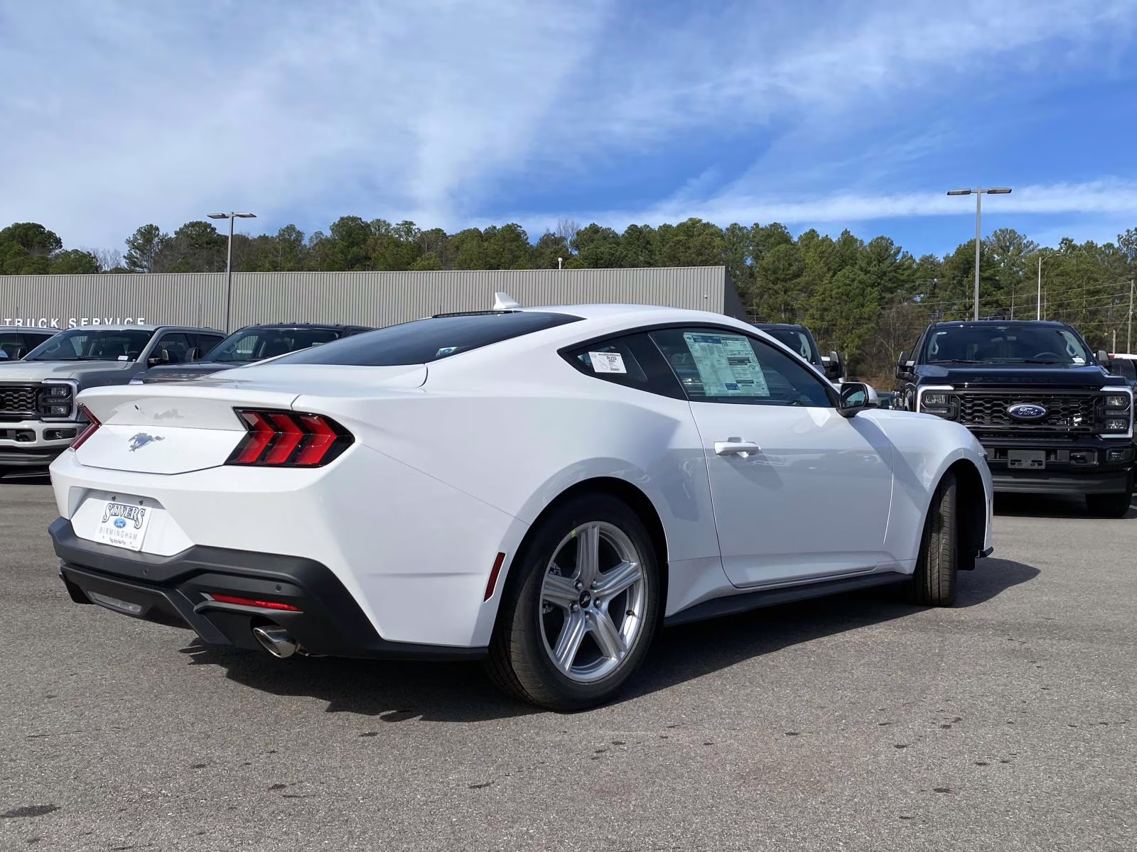 2026 Oxford White Ford Mustang EcoBoost RWD Coupe