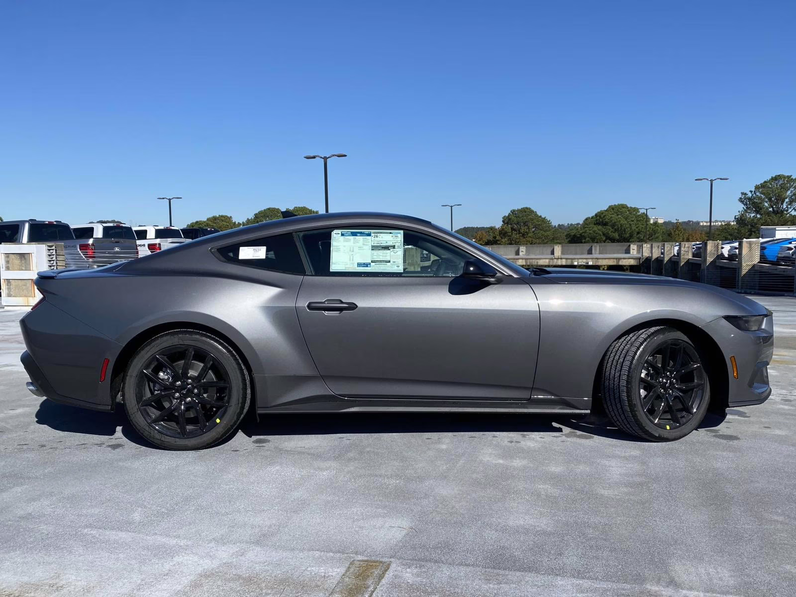 2026 Carbonized Gray Metallic Ford Mustang EcoBoost RWD Coupe