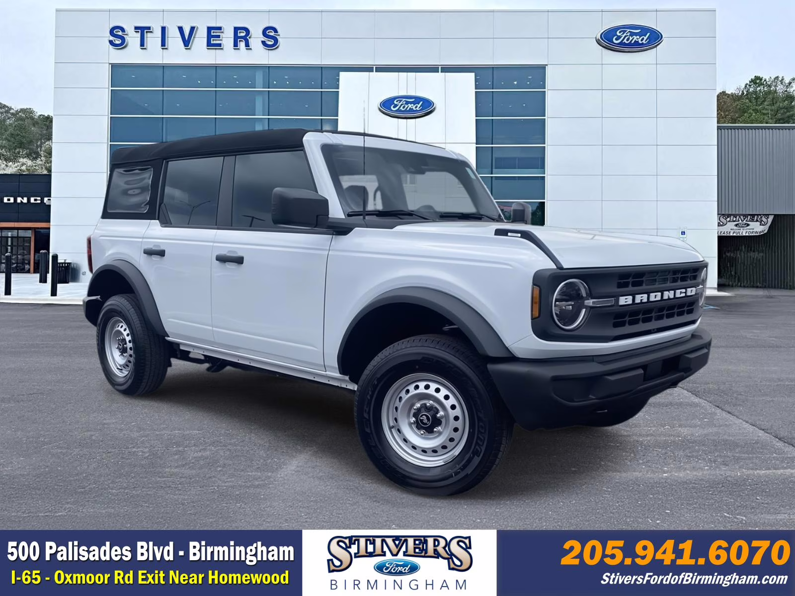 2025 Oxford White Ford Bronco Base 4X4 SUV