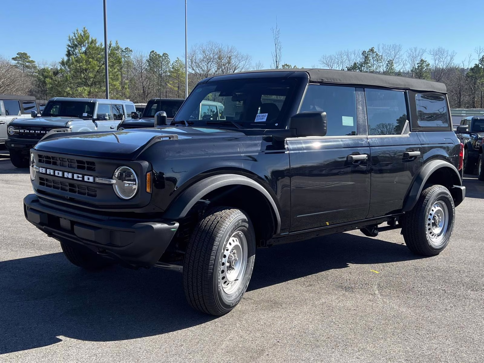 2025 Shadow Black Ford Bronco Base 4X4 SUV