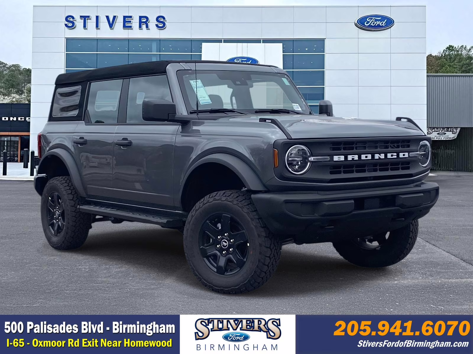 2025 Carbonized Gray Metallic Ford Bronco Base 4X4 SUV