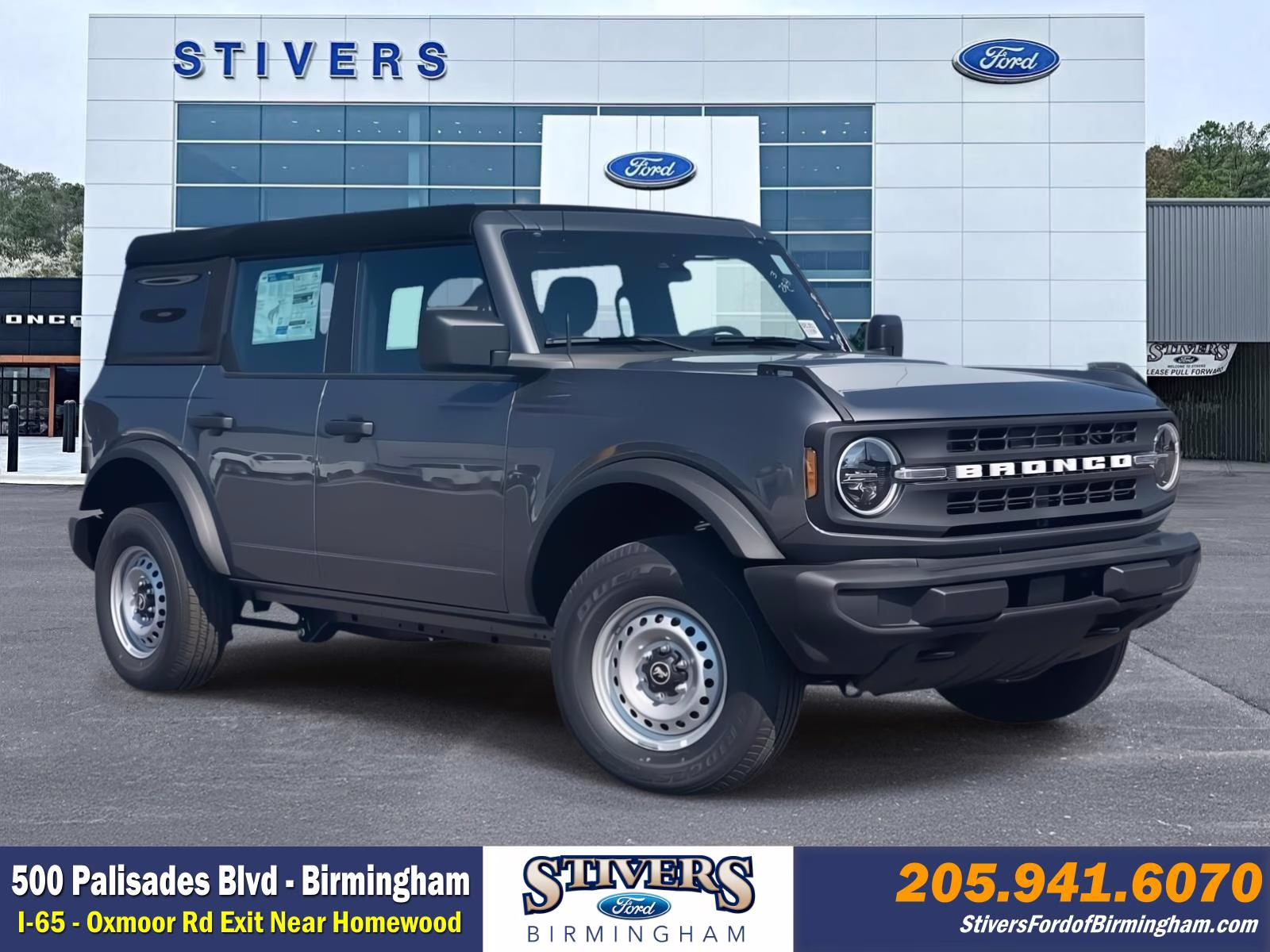 2025 Gray Ford Bronco Base 4X4 SUV