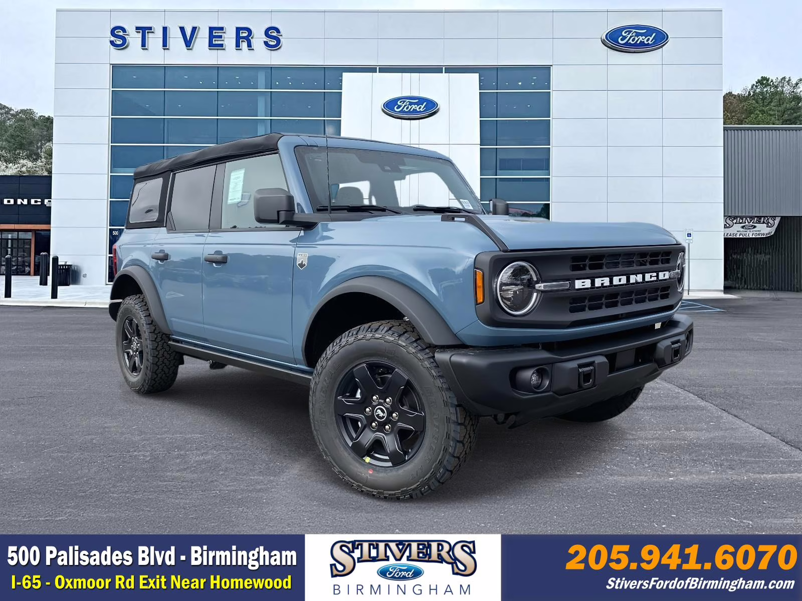 2025 Azure Gray Metallic Ford Bronco Big Bend 4X4 SUV