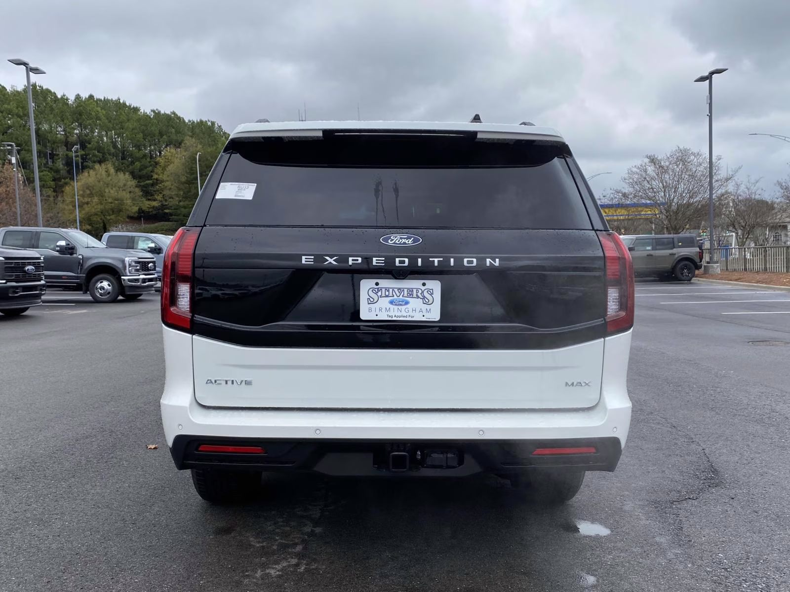 2025 Star White Metallic Tri-Coat Ford Expedition Max Active RWD SUV