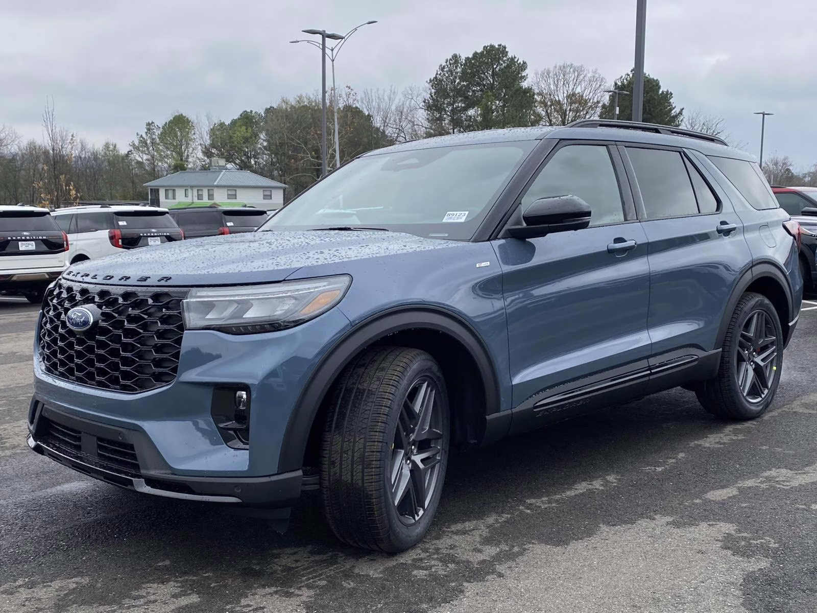 2026 Vapor Blue Metallic Ford Explorer ST-Line RWD SUV