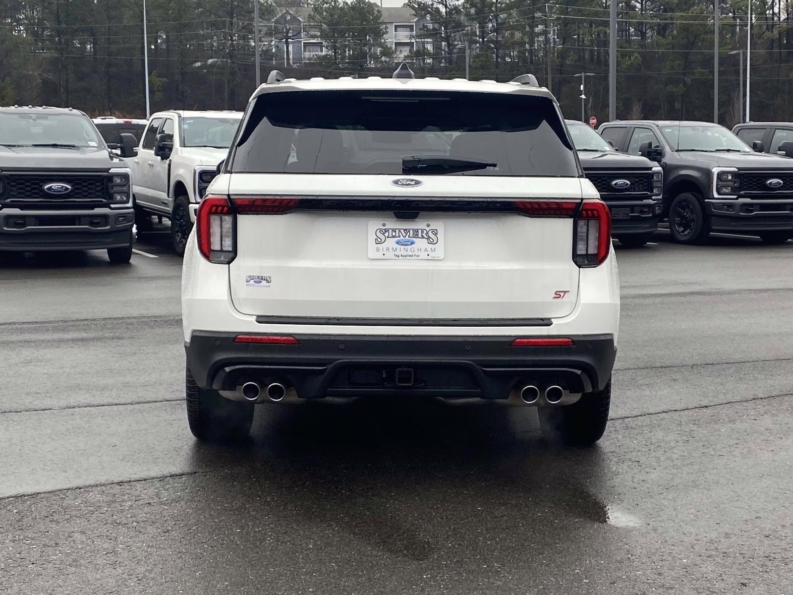 2026 White Metallic Ford Explorer ST 4X4 SUV