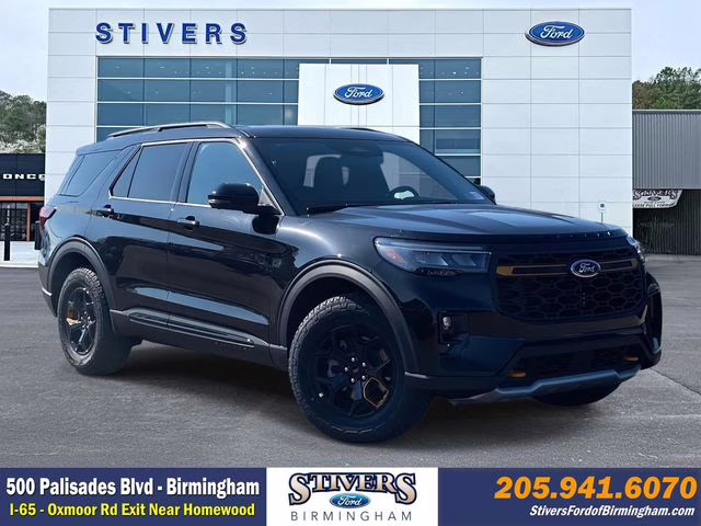 2026 Black Metallic Ford Explorer Tremor 4X4 SUV