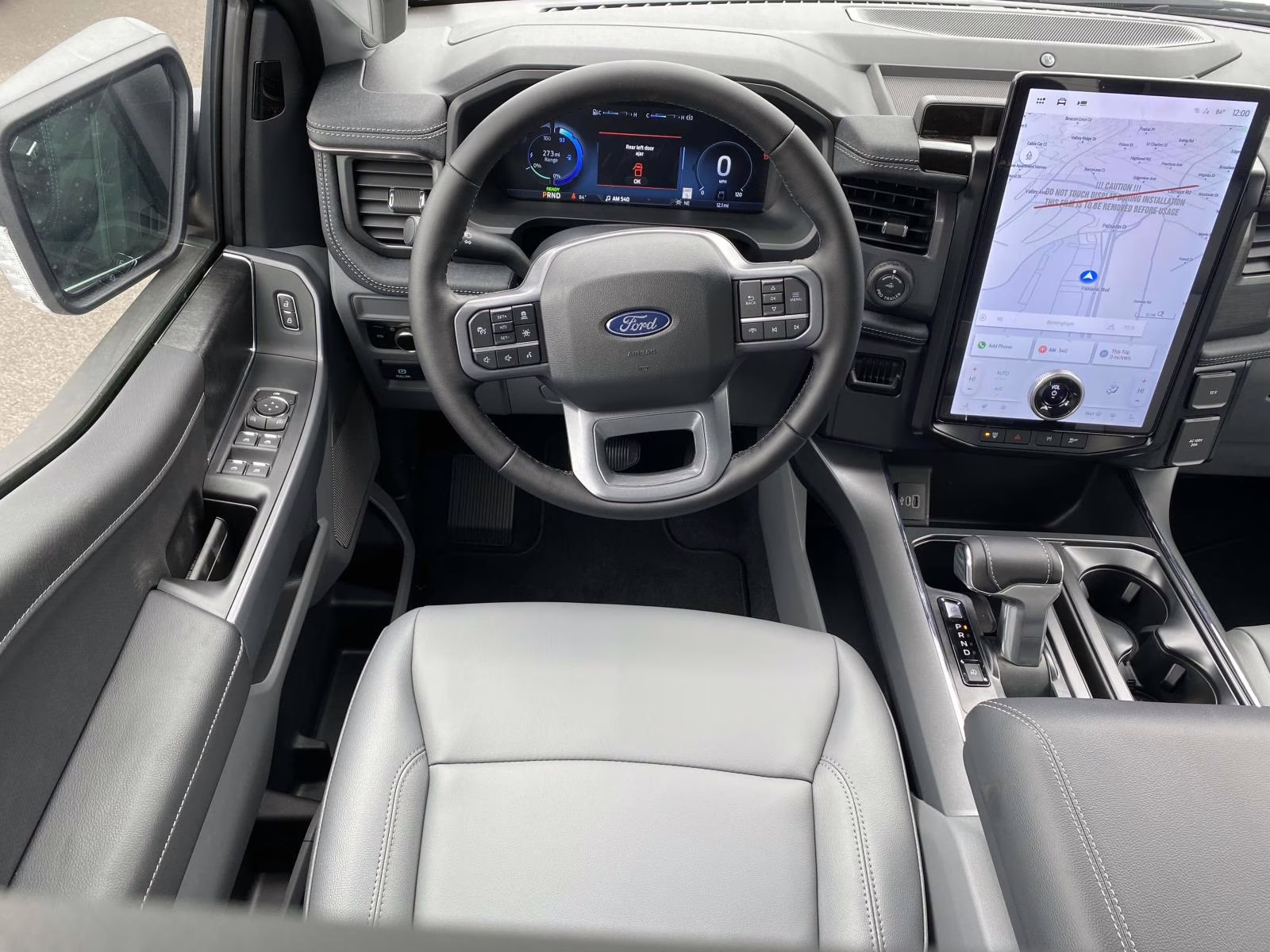 2025 Space White Metallic Ford F-150 Lightning Flash AWD Truck