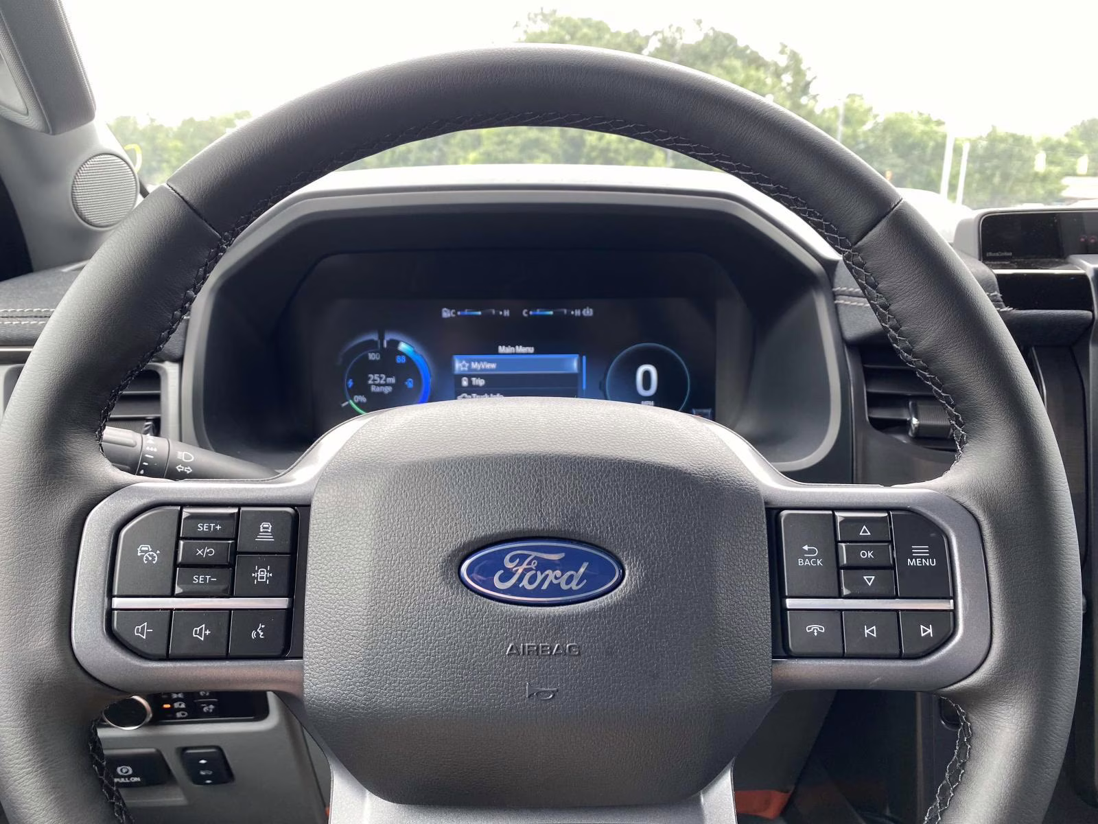 2025 Antimatter Blue Metallic Ford F-150 Lightning Flash AWD Truck