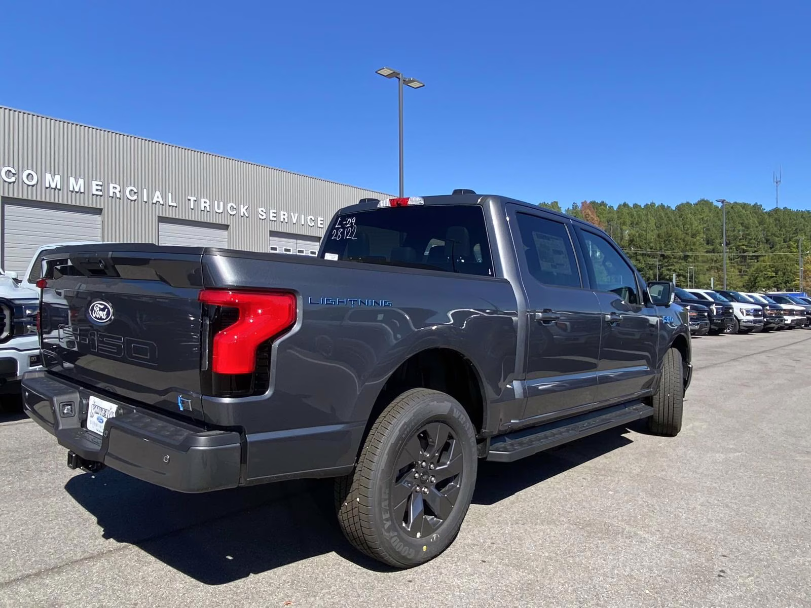 2025 Carbonized Gray Metallic Ford F-150 Lightning Flash AWD Truck