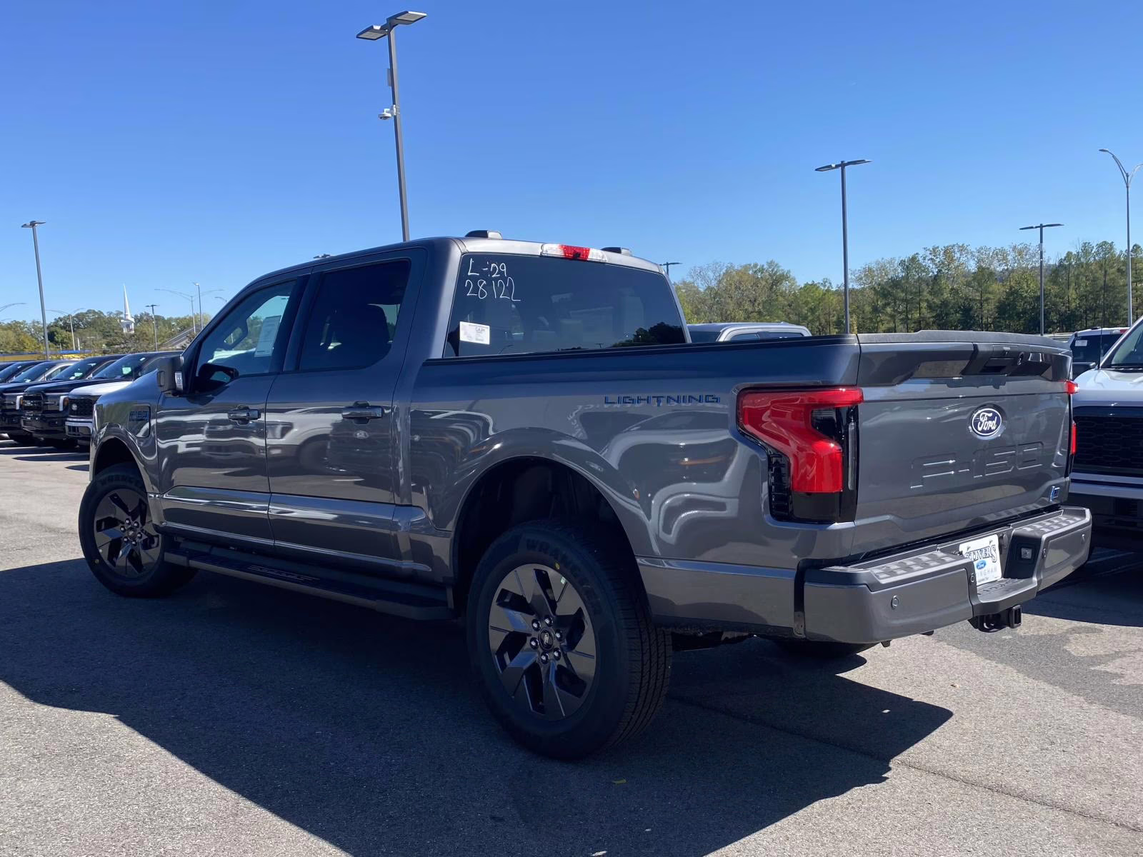 2025 Carbonized Gray Metallic Ford F-150 Lightning Flash AWD Truck