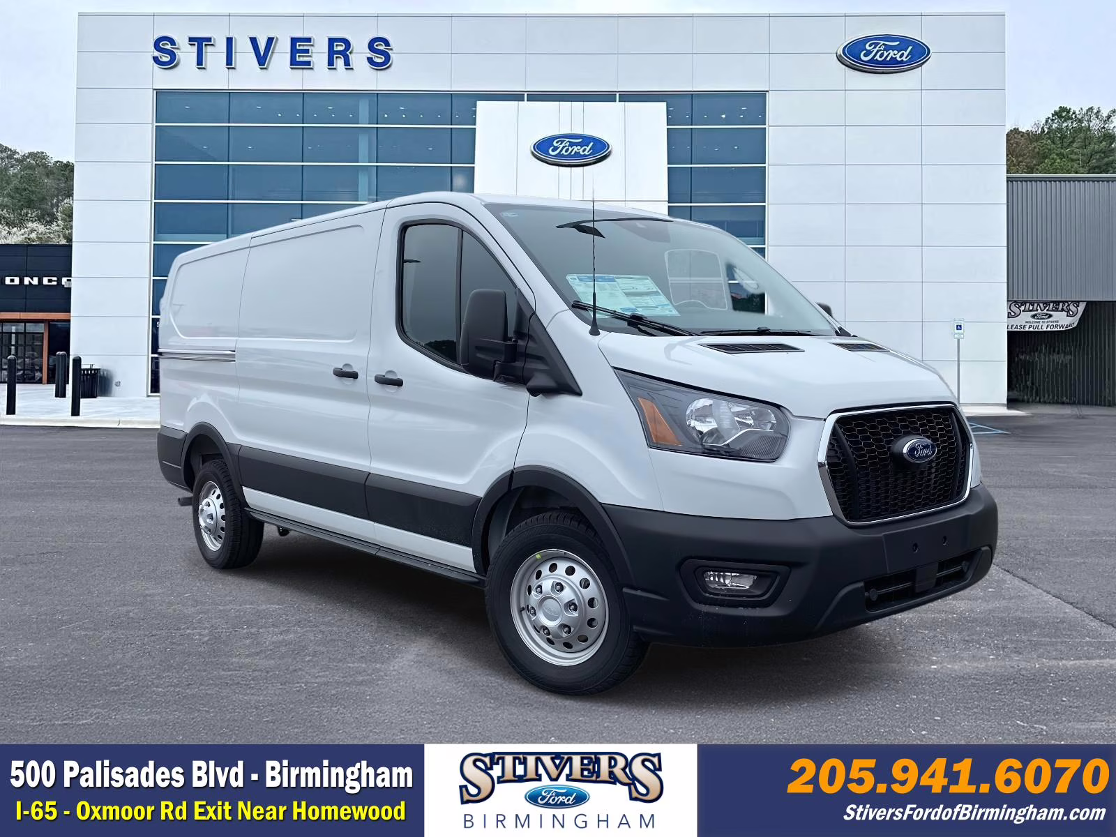2025 Oxford White Ford Transit-250 Base AWD Van