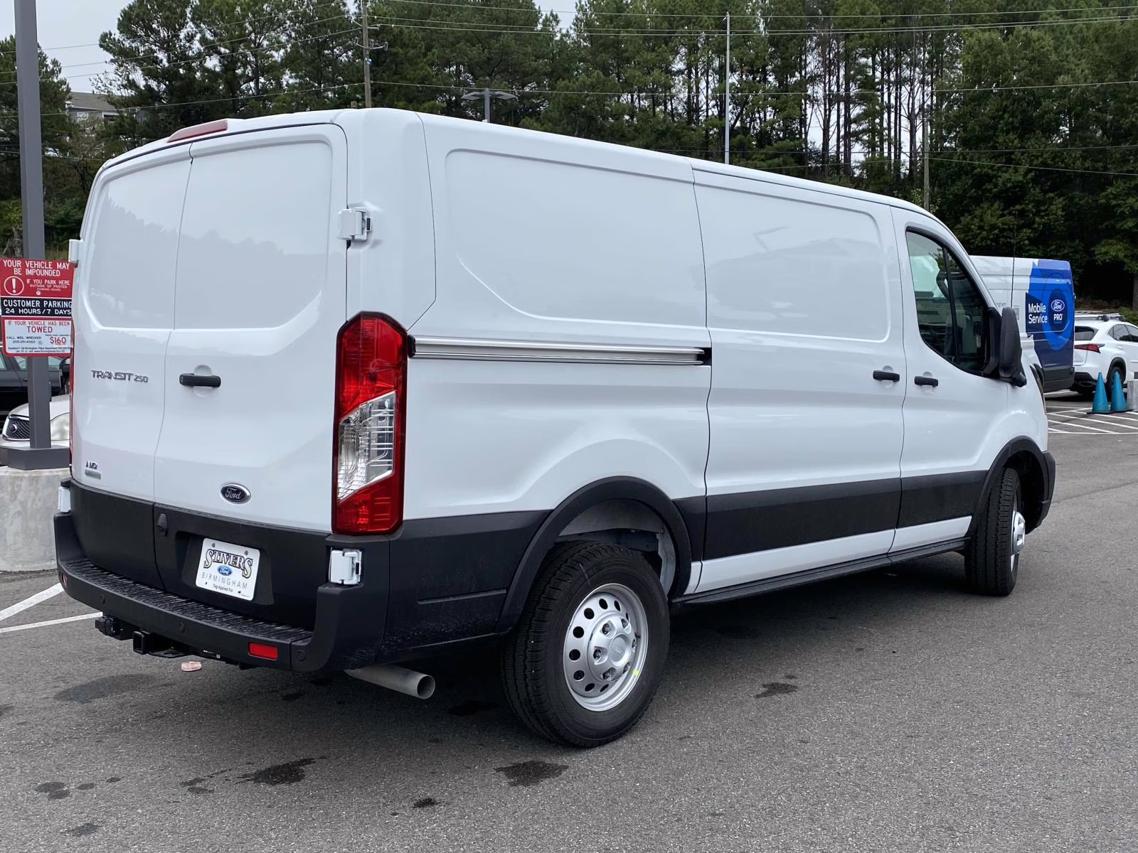 2025 Oxford White Ford Transit-250 Base AWD Van
