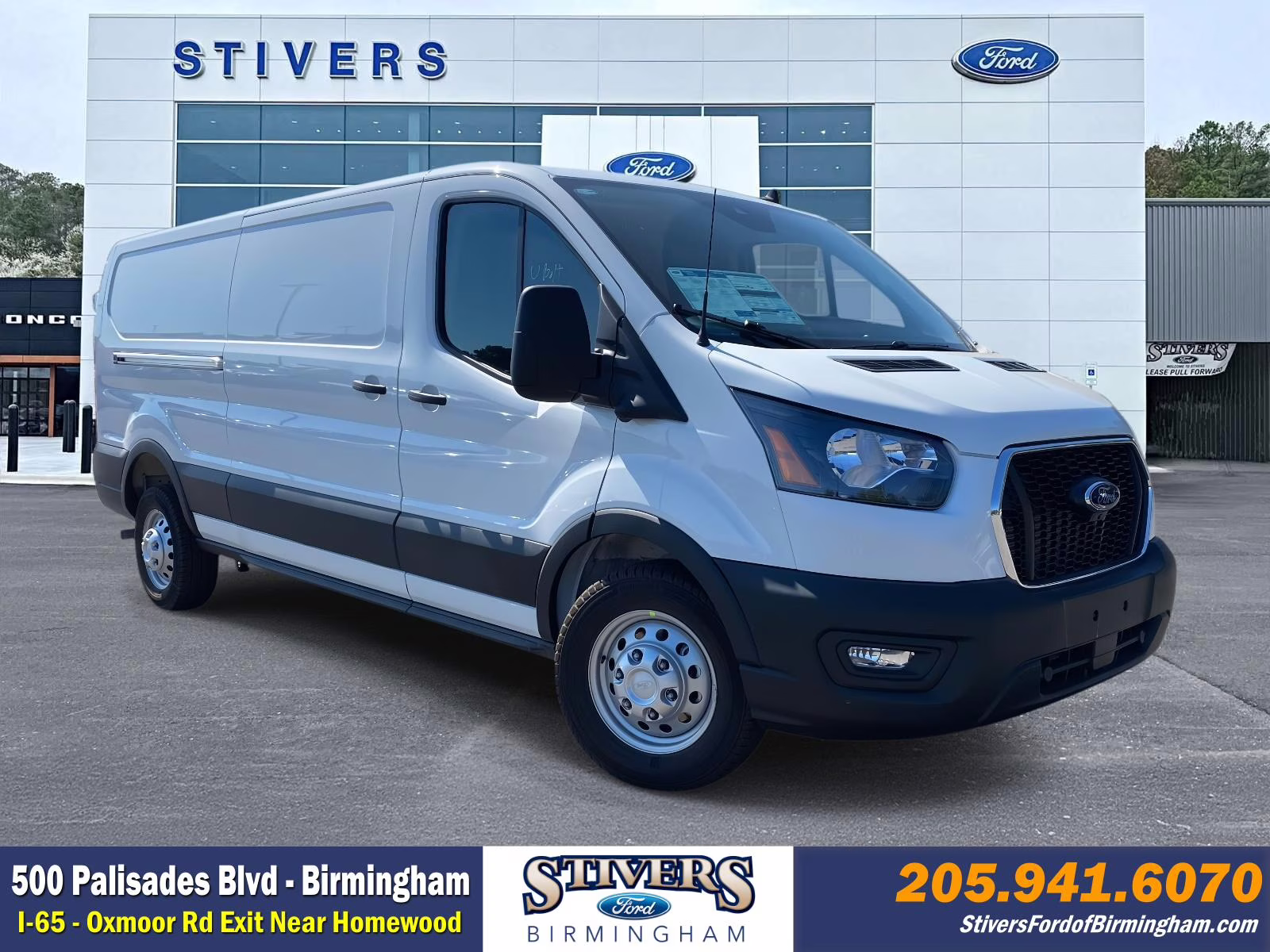 2025 Oxford White Ford Transit-250 Base AWD Van