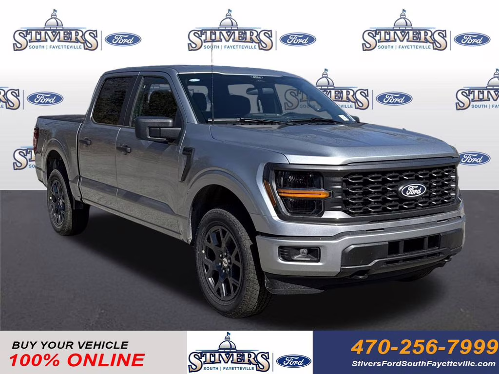 2026 Silver Metallic Ford F-150 STX 4X4 Truck