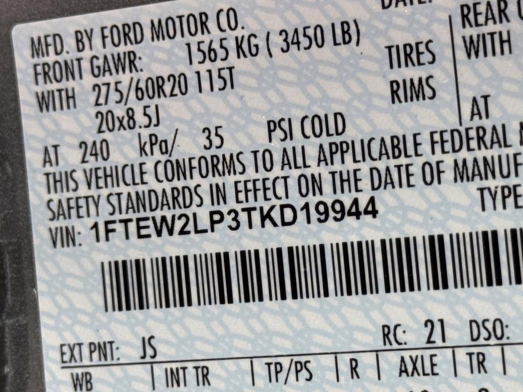 2026 Silver Metallic Ford F-150 STX 4X4 Truck