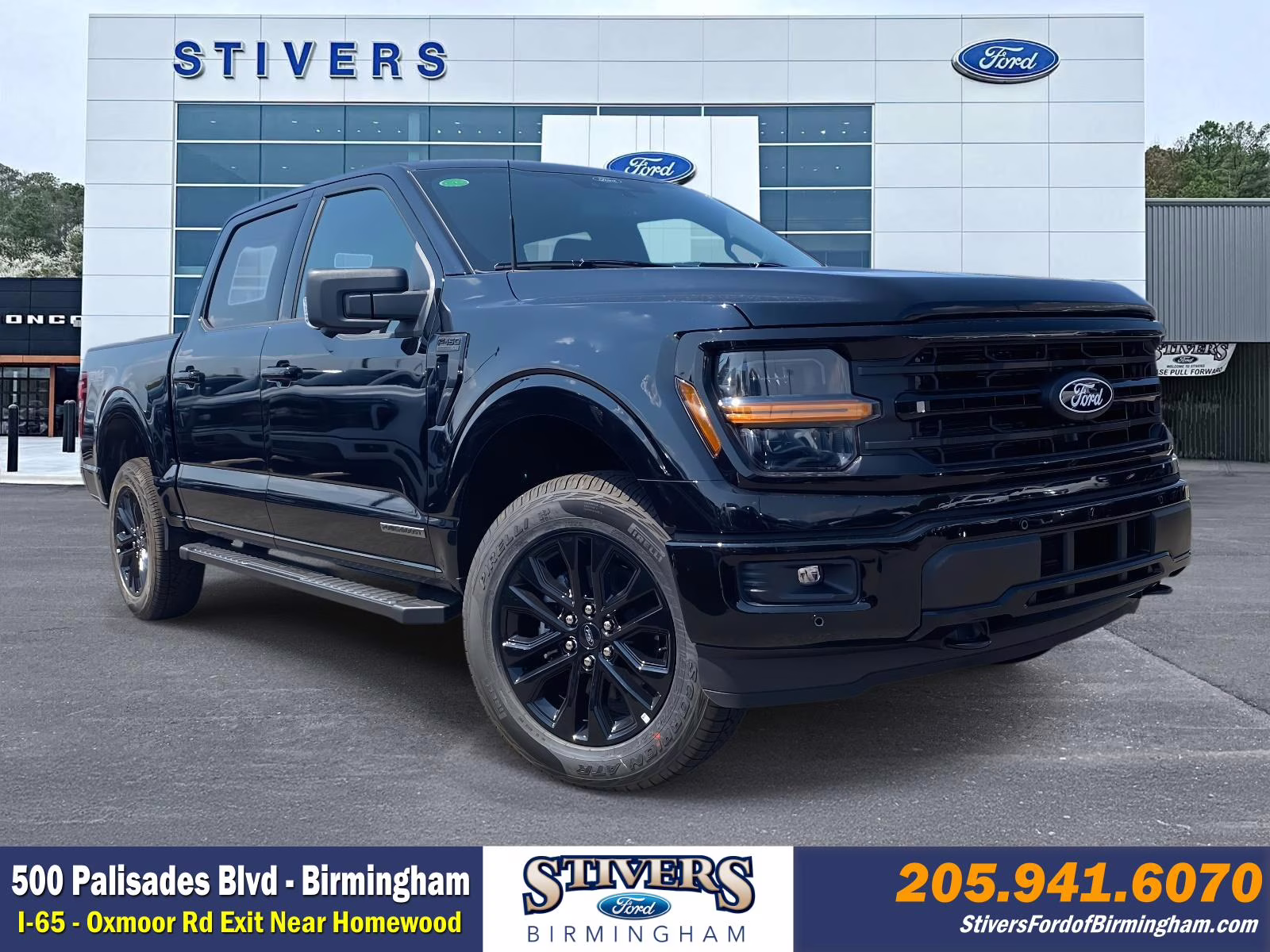 2025 Agate Black Metallic Ford F-150 XLT 4X4 Truck