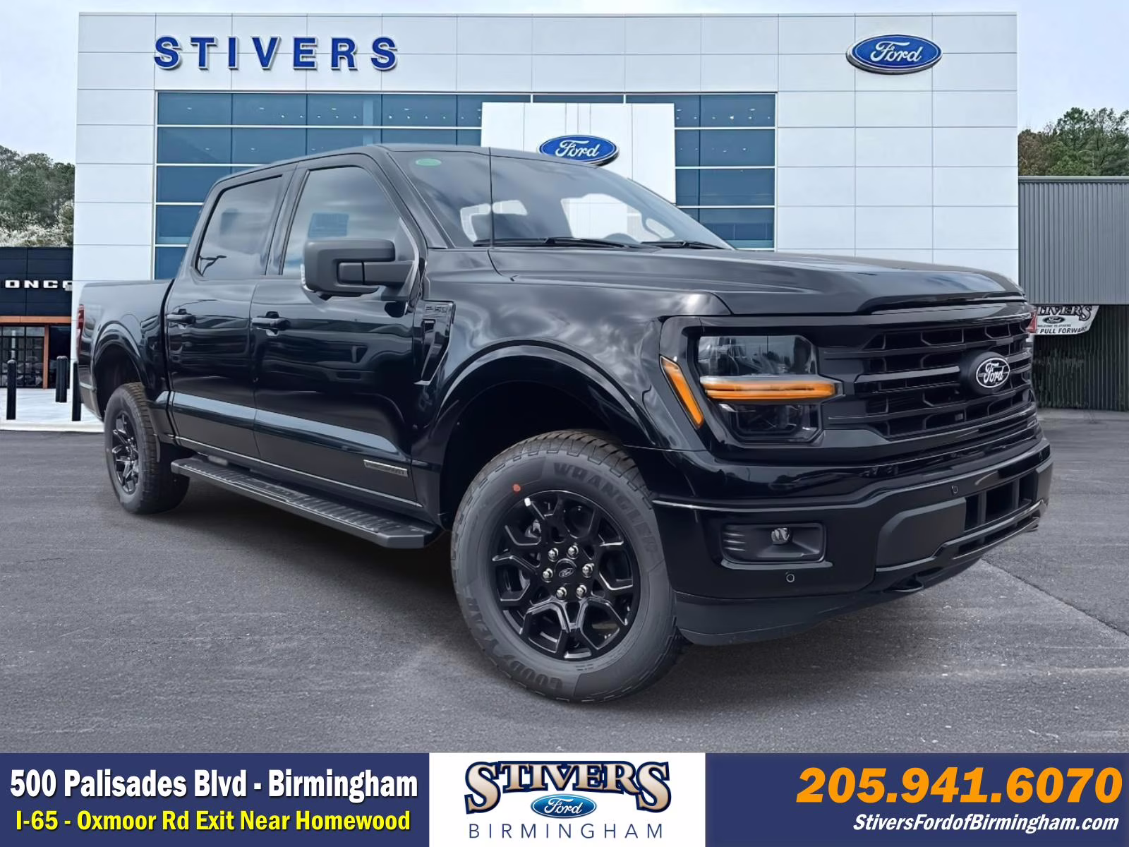 2025 Agate Black Metallic Ford F-150 XLT 4X4 Truck