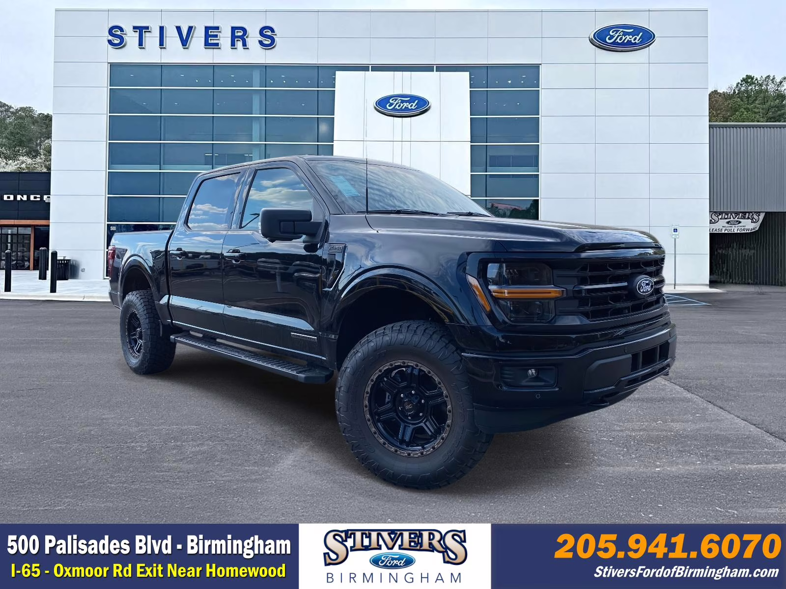 2025 Agate Black Metallic Ford F-150 XLT 4X4 Truck