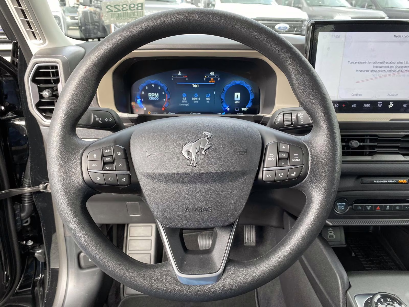 2025 Shadow Black Ford Bronco Sport Big Bend 4X4 SUV