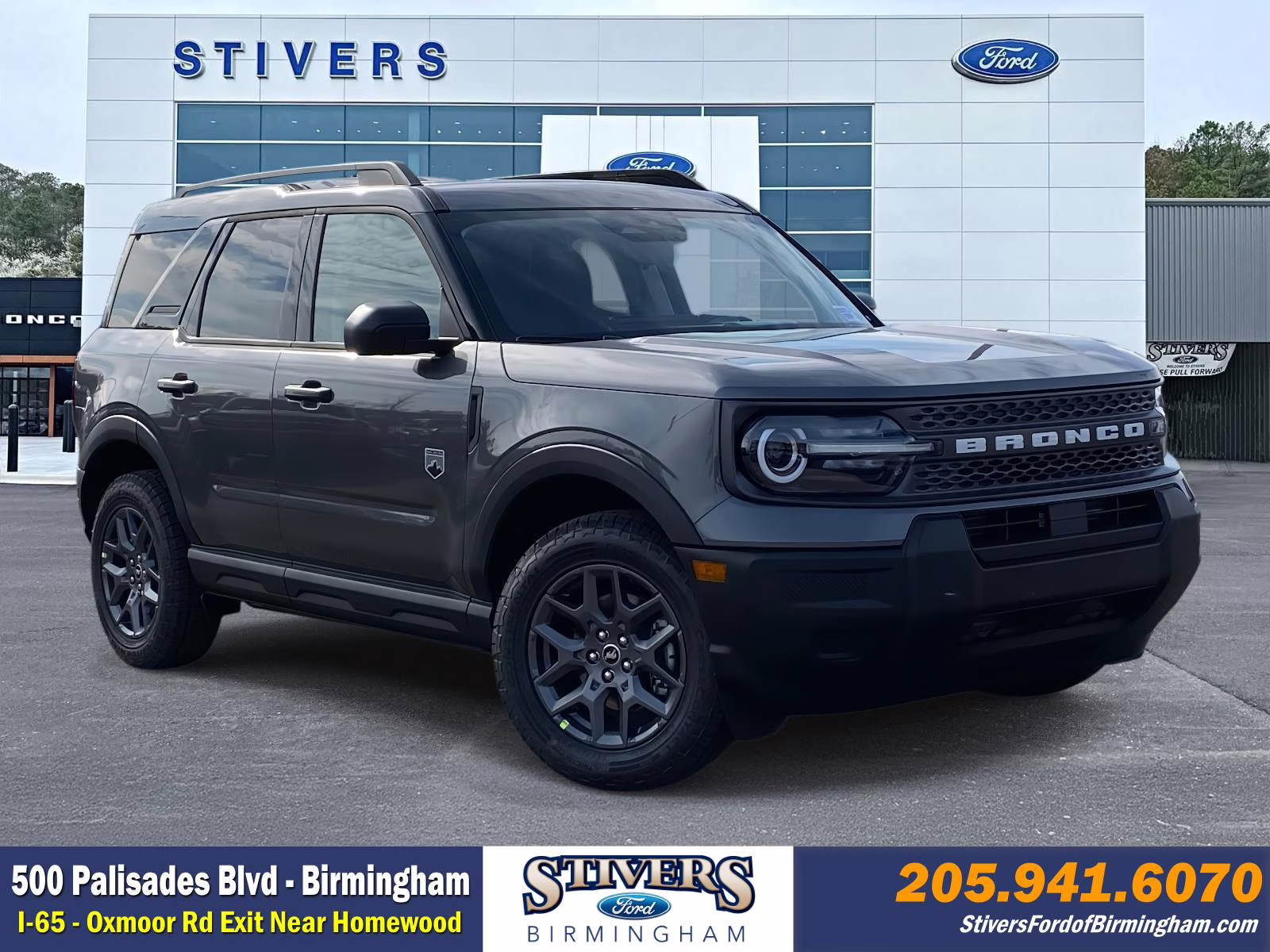 2025 Carbonized Gray Metallic Ford Bronco Sport Big Bend 4X4 SUV