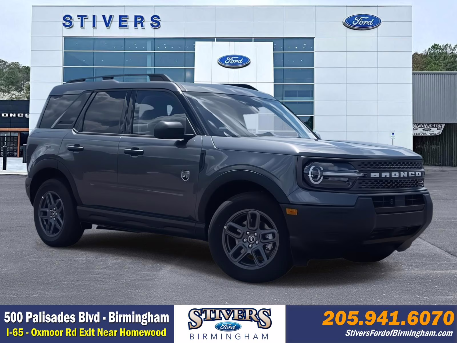 2025 Shadow Black Ford Bronco Sport Big Bend 4X4 SUV