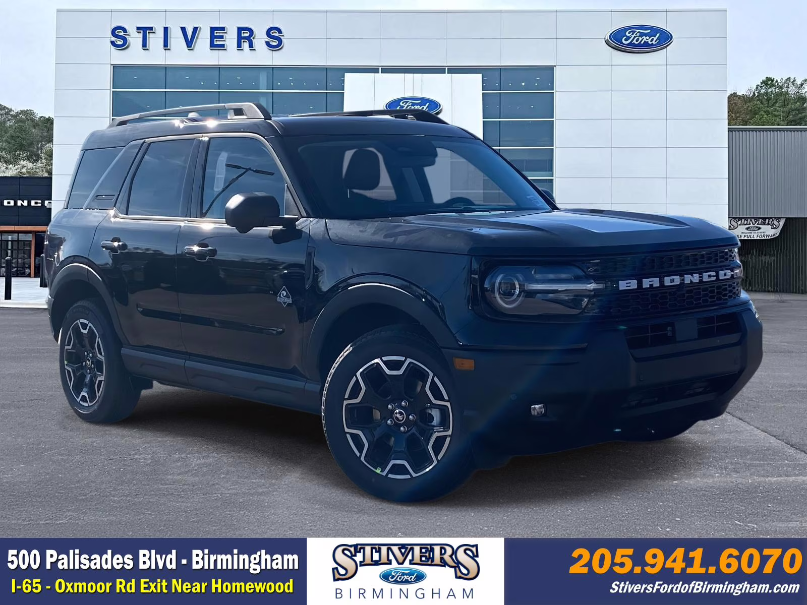 2025 Shadow Black Ford Bronco Sport Outer Banks 4X4 SUV