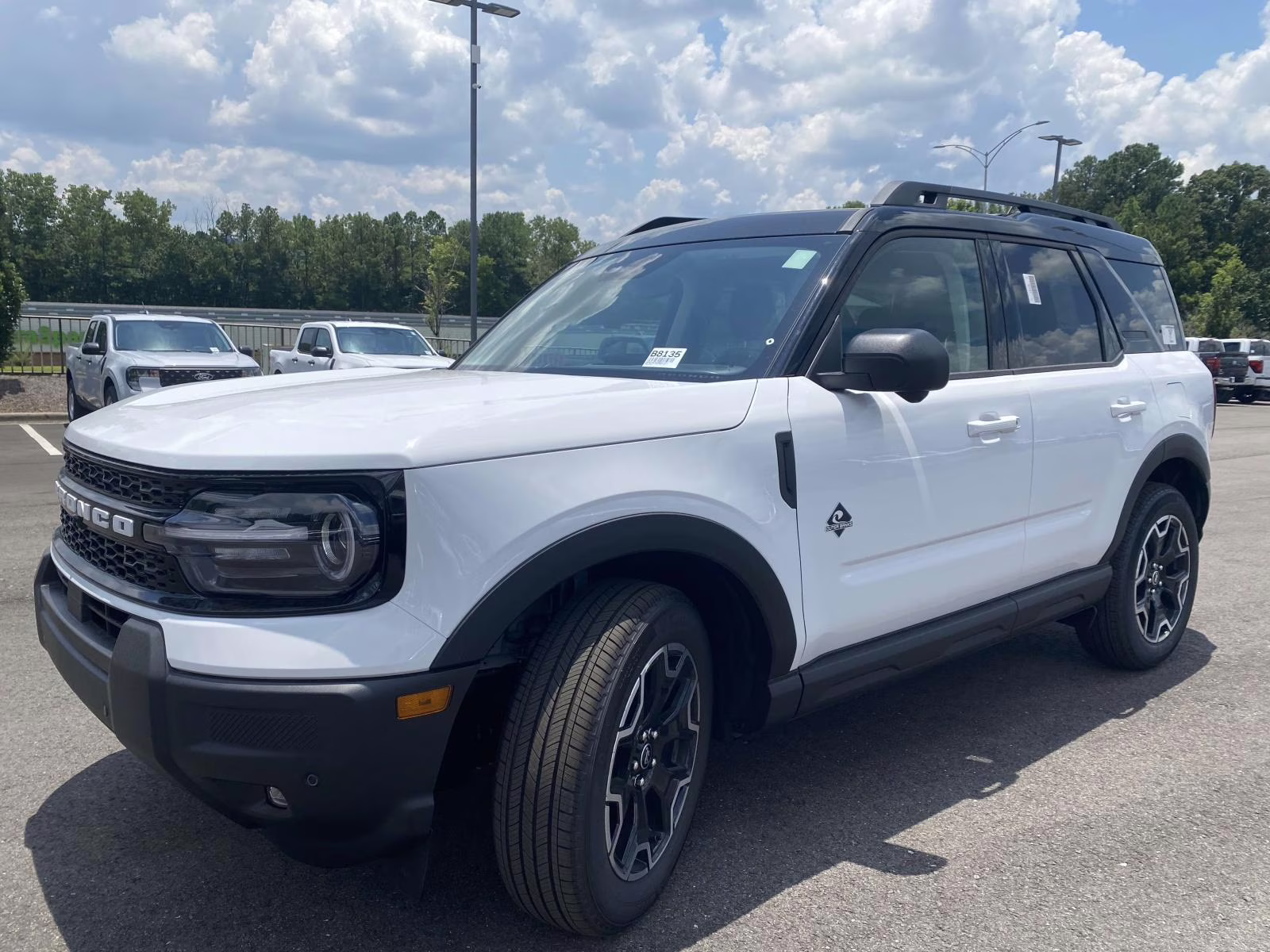 2025 Oxford White Ford Bronco Sport Outer Banks 4X4 SUV