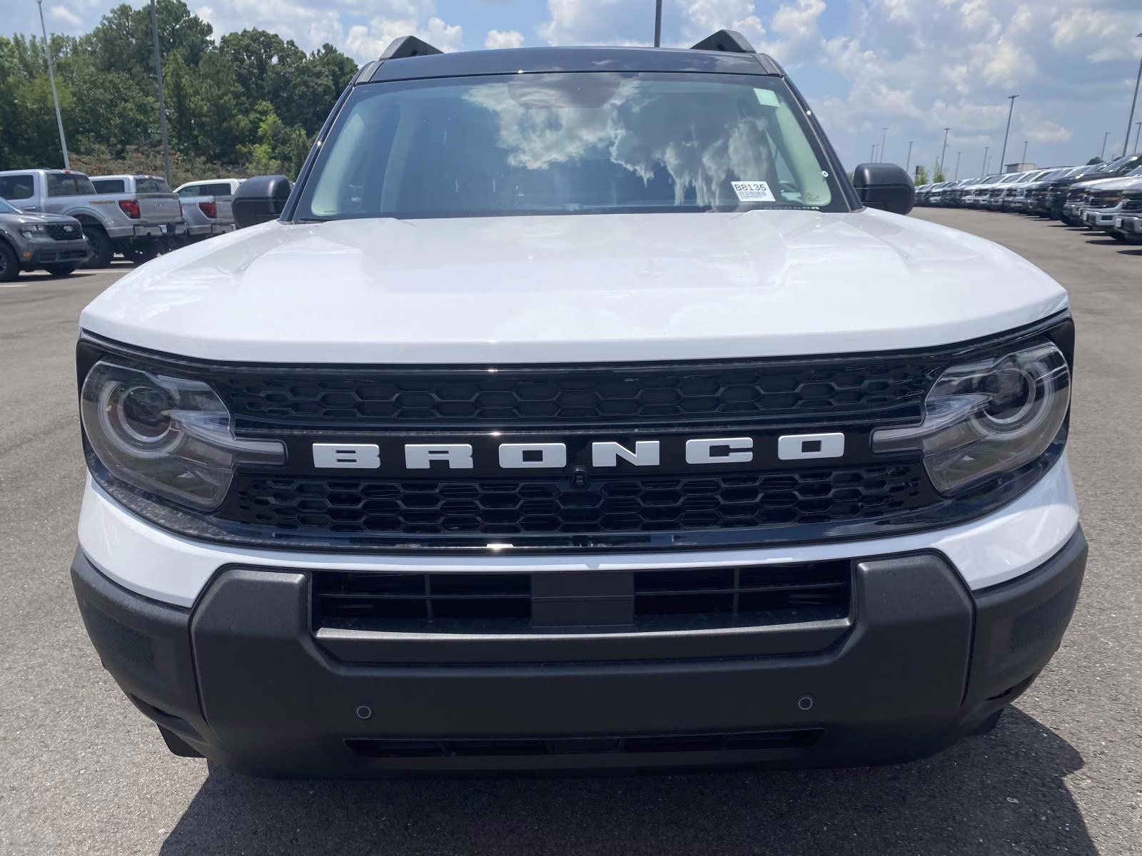 2025 Oxford White Ford Bronco Sport Outer Banks 4X4 SUV