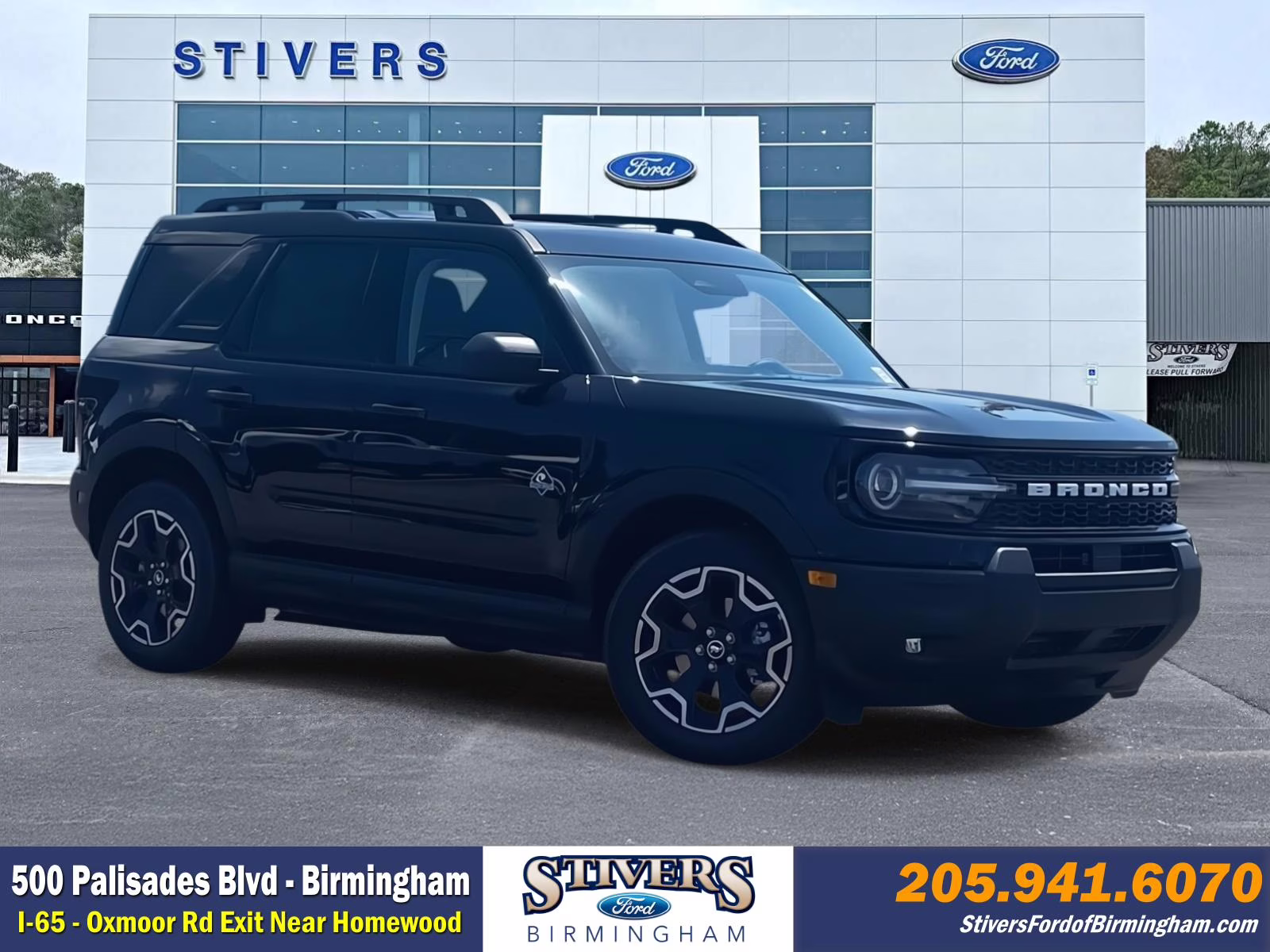 2025 Shadow Black Ford Bronco Sport Outer Banks 4X4 SUV