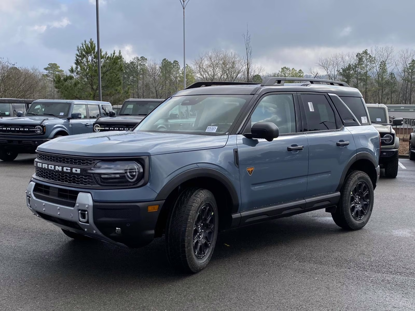 2025 Azure Gray Metallic Ford Bronco Sport Badlands 4X4 SUV