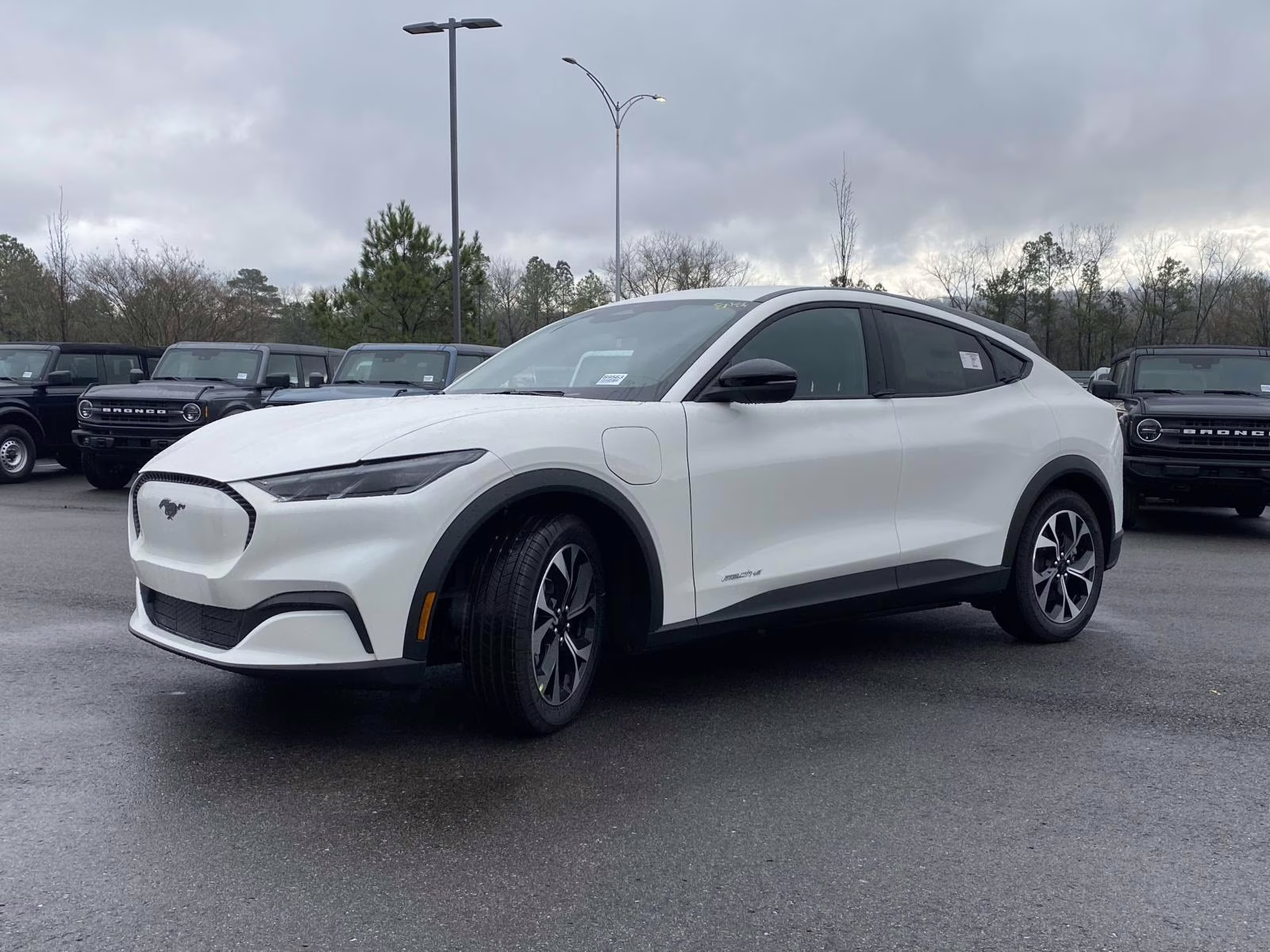 2026 White Metallic Ford Mustang Mach-E Select RWD SUV